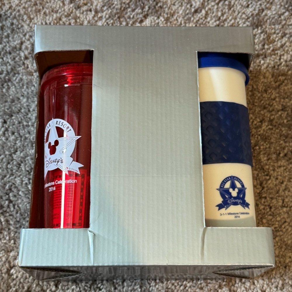 Disney All-Star Resort Cast Member Exclusive Drinking Cups 2014